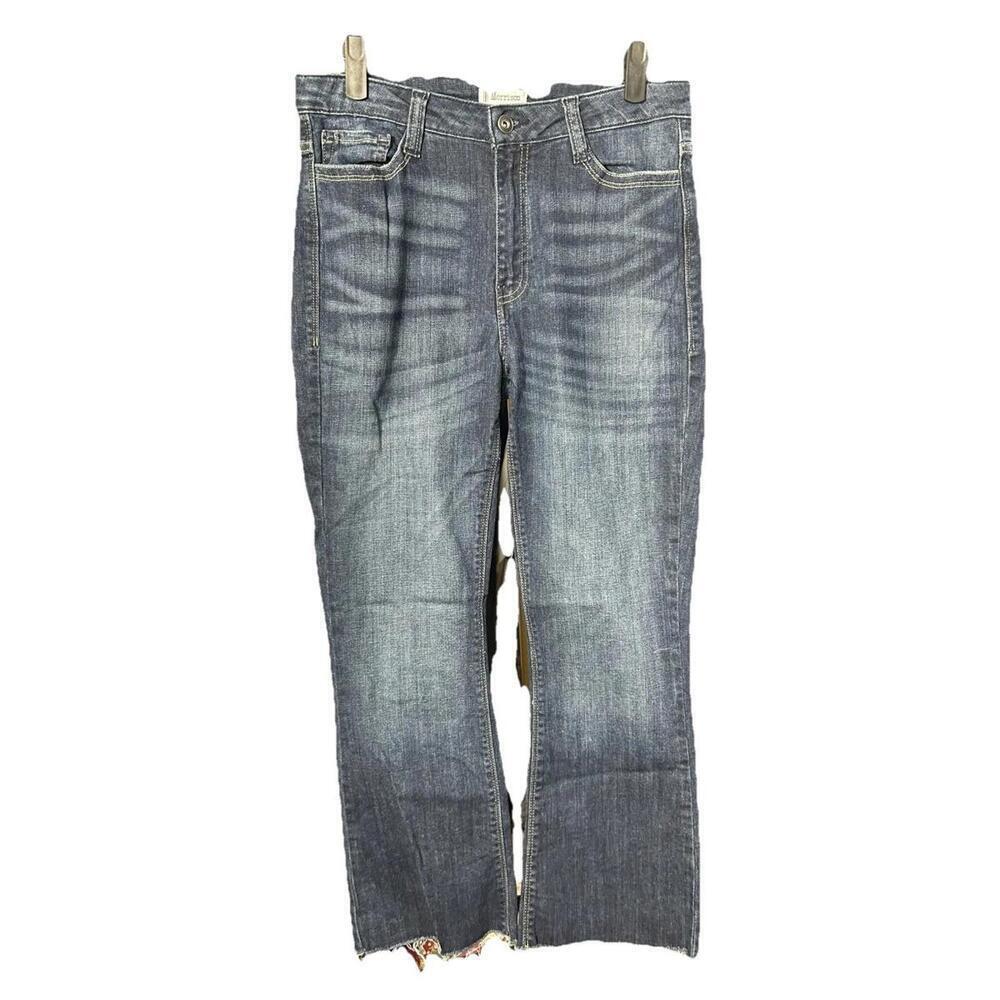 Morrison Denim Jeans Size 30 Raw Hem Dark Wash Denim